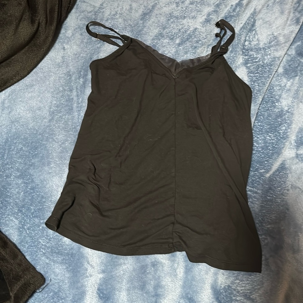 Pajama shirt tank top